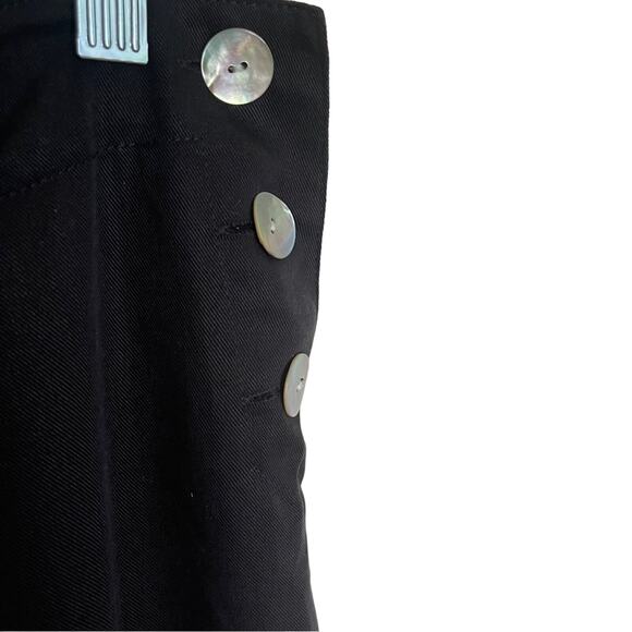 Soft Surroundings Wide Leg Crop Sailor Pant Tencel Black Size XS - Picture 3 of 5